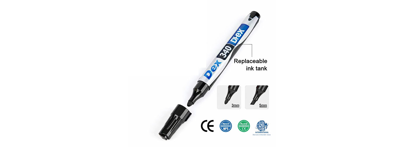 Dex-340 Whiteboard Markers - View 3